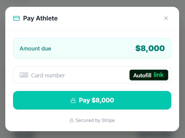 Payment confirmation
